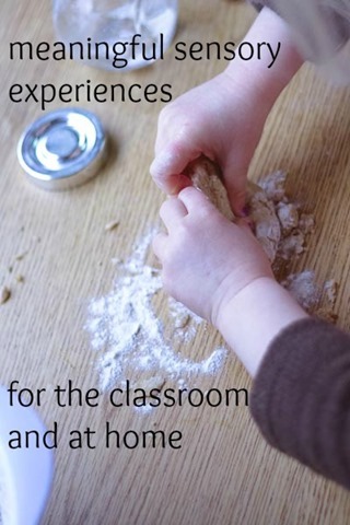 sensory experiences in the Montessori Class