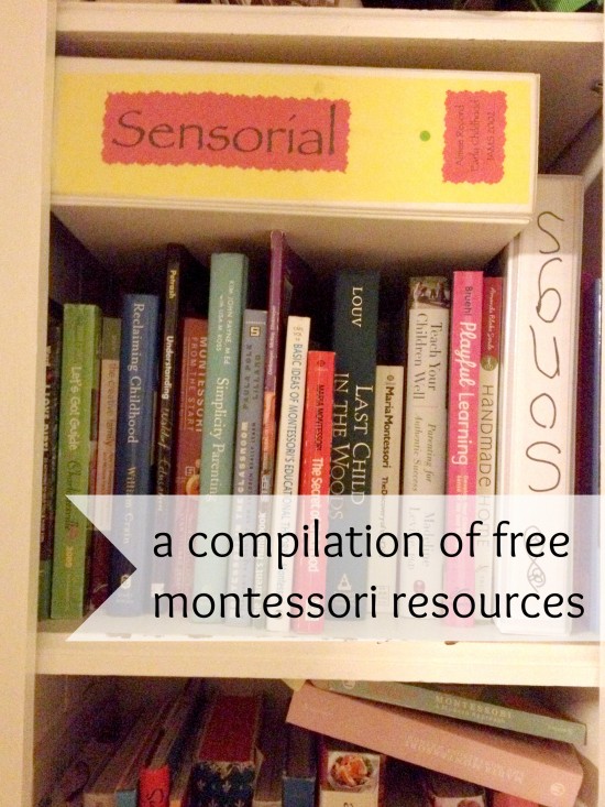a compilation of free montessori resources | montessori works